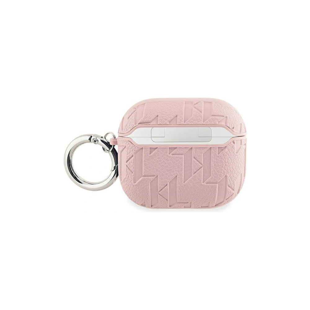Etui Karl Lagerfeld KLA3PGKCPP Apple AirPods 3 cover Monogram Karl & Choupette Head różowy/pink