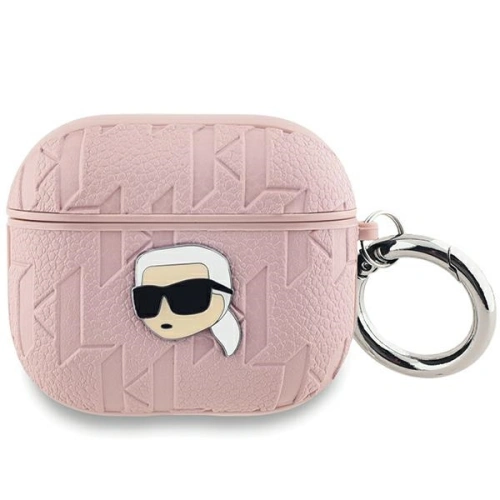 Kup Etui Karl Lagerfeld KLA3PGKIPP Apple AirPods 3 cover Monogram Karl Head różowy/pink - KLD2044 - {ean13} - Sklep Home Screen