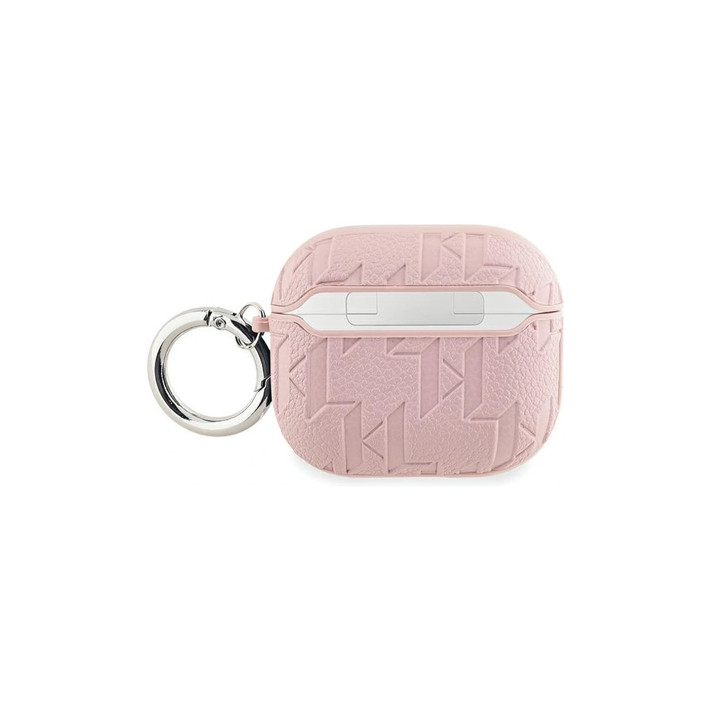 Etui Karl Lagerfeld KLA3PGKIPP Apple AirPods 3 cover Monogram Karl Head różowy/pink
