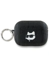 Etui Karl Lagerfeld KLAP2PGCHPK Apple AirPods Pro (2. generacji) cover Monogram Choupette Head czarny/black