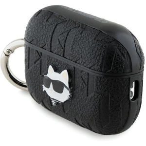 Buy Karl Lagerfeld KLAP2PGCHPK Apple AirPods Pro (2 gen) cover Monogram Choupette Head black - KLD2045 - {ean13} - Home Screen Store Europe