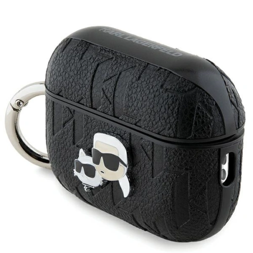 Kup Etui Karl Lagerfeld KLAP2PGKCPK Apple AirPods Pro (2. generație) cover Monogram Karl & Choupette Head negru/black - KLD2046 - {ean13} - Sklep Home Screen