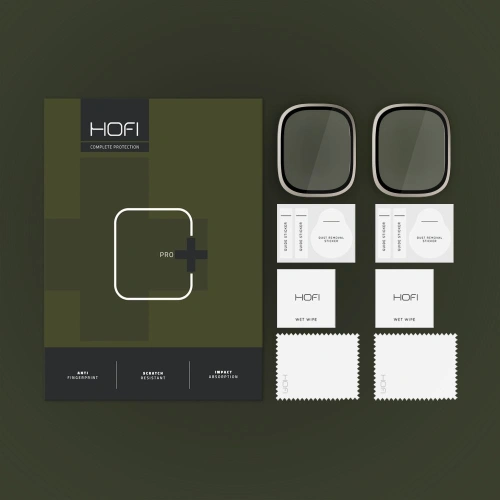 Buy Tempered glass Hofi Glass Ring Apple Watch Ultra 1 / 2 49mm Titanium [2 PACK] - HOFI506 - {ean13} - Home Screen Store Europe