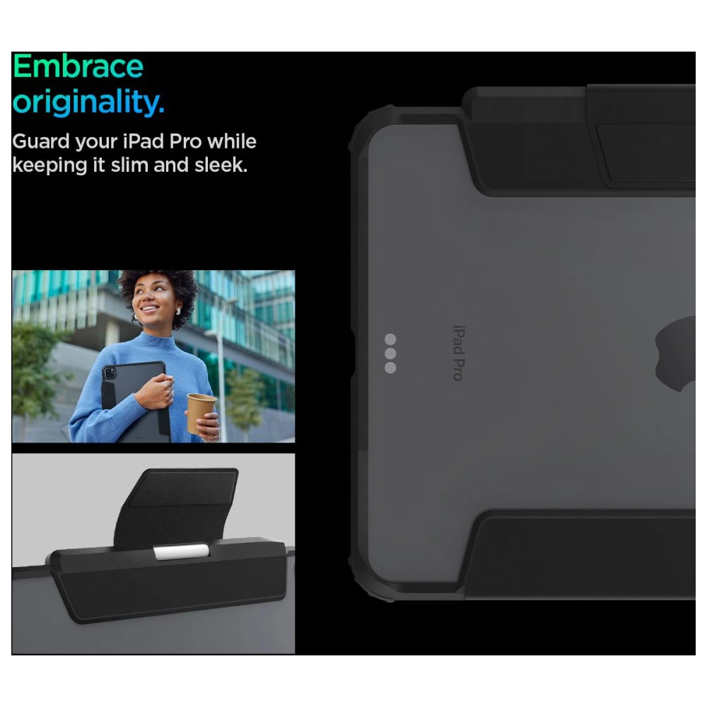 Etui Spigen Ultra Hybrid Pro Apple iPad Pro 11" 2024 (5. generacji) Black