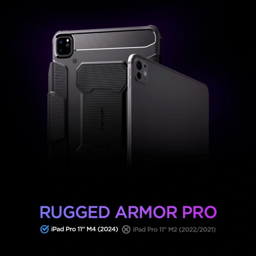 Kup Etui Spigen Rugged Armor Pro Apple iPad Pro 11" 2024 (5. generacji) Black - SPN3422 - {ean13} - Sklep Home Screen