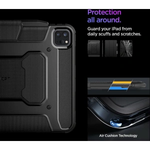 Kup Etui Spigen Rugged Armor Pro Apple iPad Pro 11" 2024 (5. generacji) Black - SPN3422 - {ean13} - Sklep Home Screen
