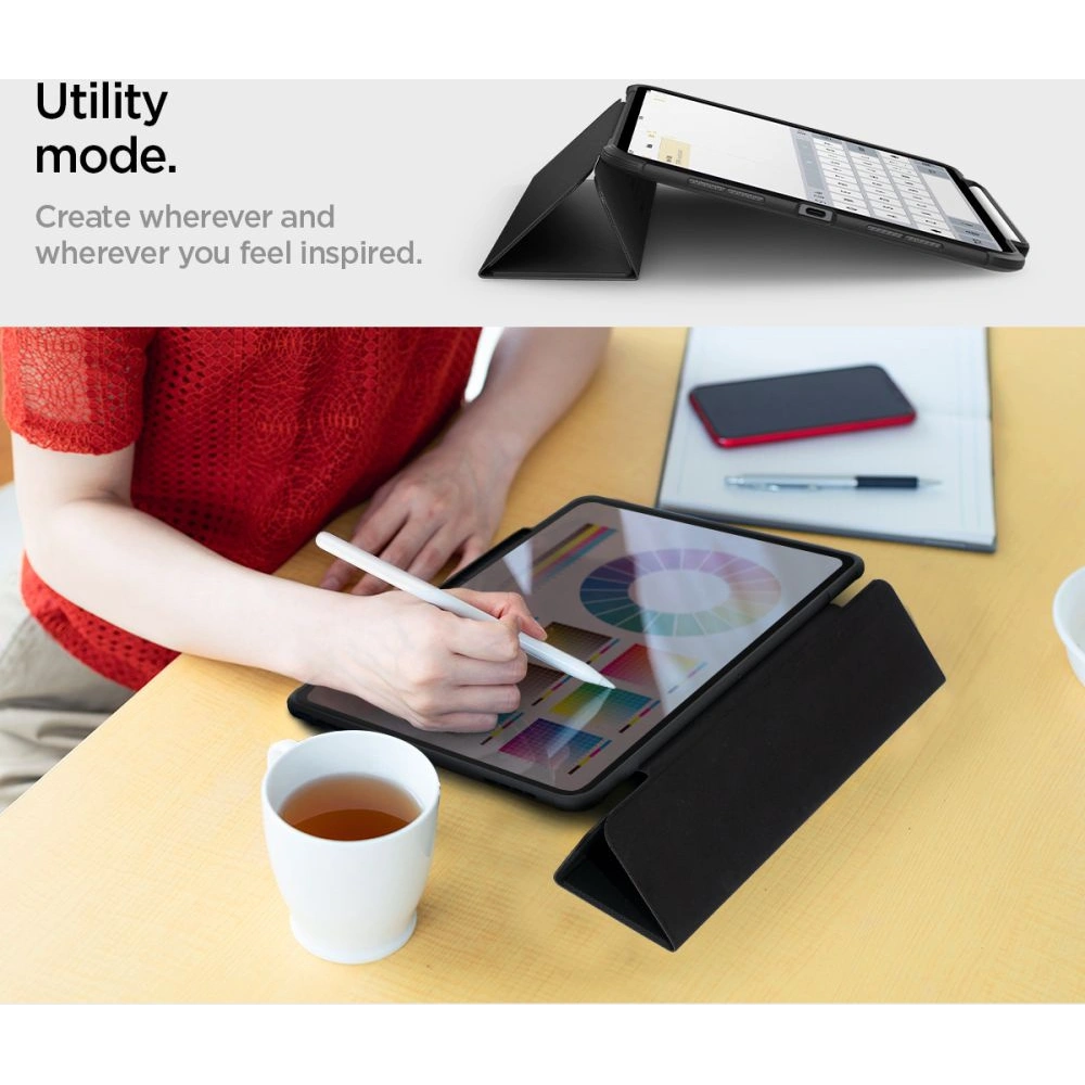 Etui Spigen Rugged Armor Pro Apple iPad Pro 11" 2024 (5. generacji) Black