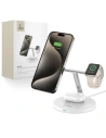 Induktive Ladestation 3in1 Tech-Protect A35 QI 15W Magnetische Magsafe Wireless Charger + USB-C / USB-C Kabel 100cm weiß