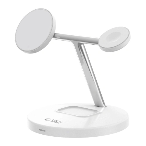 Kup Încărcător inductiv 3w1 Tech-Protect A35 QI 15W Magnetic Magsafe Wireless Charger + cablu USB-C / USB-C 100cm alb - THP2852 - {ean13} - Sklep Home Screen