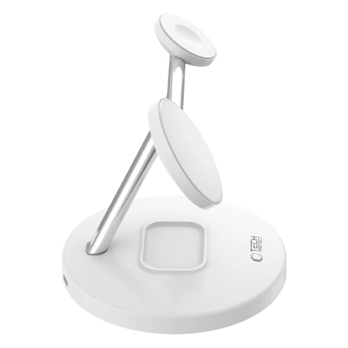 Kup Ładowarka indukcyjna 3w1 Tech-Protect A35 QI 15W Magnetic Magsafe Wireless Charger + kabel USB-C / USB-C 100cm white - THP2852 - {ean13} - Sklep Home Screen