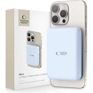 Buy Tech-Protect LifeMag PB11 wireless powerbank MagSafe 15W 10000mah Blue - THP2854 - {ean13} - Home Screen Store Europe
