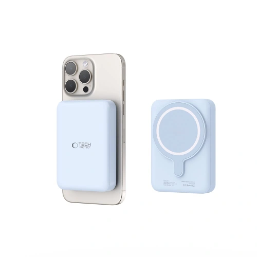 Kup Magnetische Powerbank Tech-Protect LifeMag PB11 MagSafe 15W 10000mah Blau - THP2854 - {ean13} - Sklep Home Screen