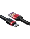 Kup USB-C kábel Baseus Cafule Huawei SuperCharge, QC 3.0, 5A 1m (fekete-piros) - BSU692BLKRED - {ean13} - Sklep Home Screen
