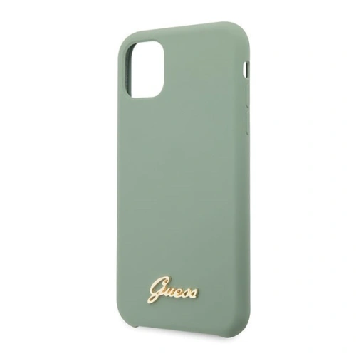 Kup Husă Guess GUHCN65LSLMGKA Apple iPhone 11 Pro Max khaki carcasă dură Silicon Vintage Logo Auriu - GUE275KHA - {ean13} - Sklep Home Screen