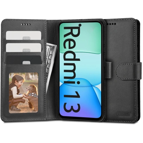 Kup Etui Tech-Protect Wallet Xiaomi Redmi 13 Fekete - THP2865 - {ean13} - Sklep Home Screen