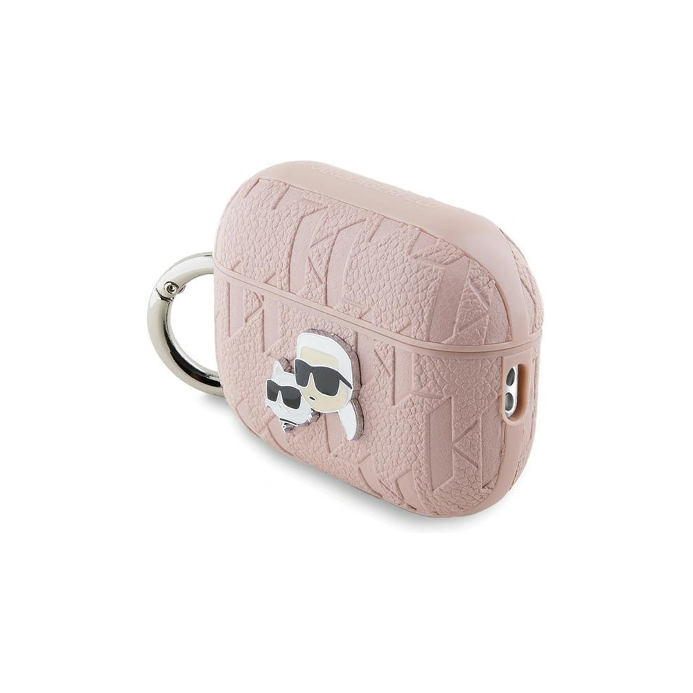 Etui Karl Lagerfeld KLAP2PGKCPP Apple AirPods Pro (2. generacji) cover Monogram Karl & Choupette Head różowy/pink