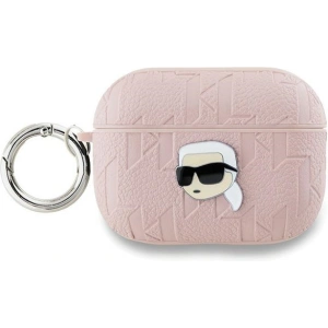 Kup Etui Karl Lagerfeld KLAP2PGKIPP Apple AirPods Pro (2. generacji) cover Monogram Karl Head różowy/pink - KLD2049 - {ean13} - Sklep Home Screen