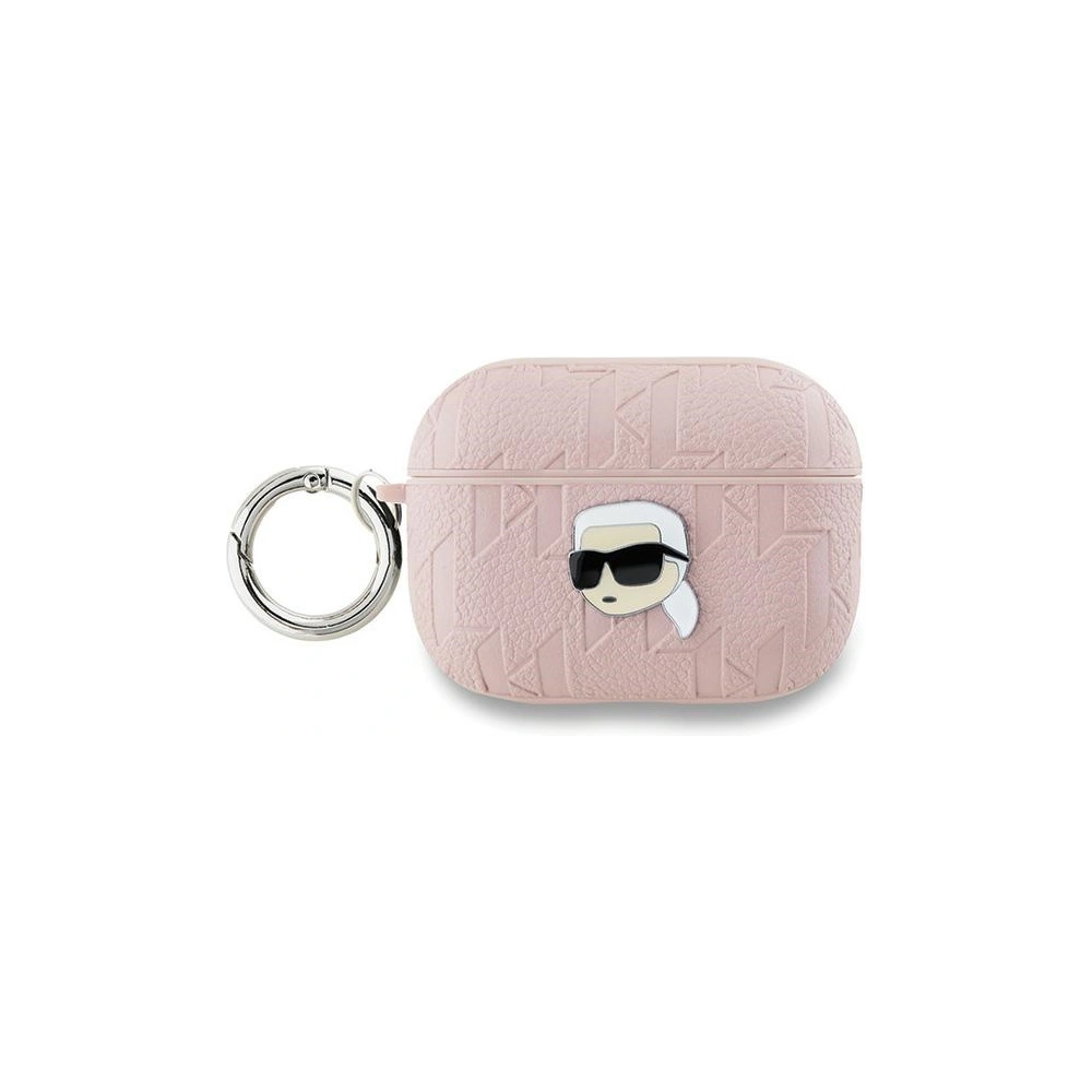Etui Karl Lagerfeld KLAP2PGKIPP Apple AirPods Pro (2. generacji) cover Monogram Karl Head różowy/pink