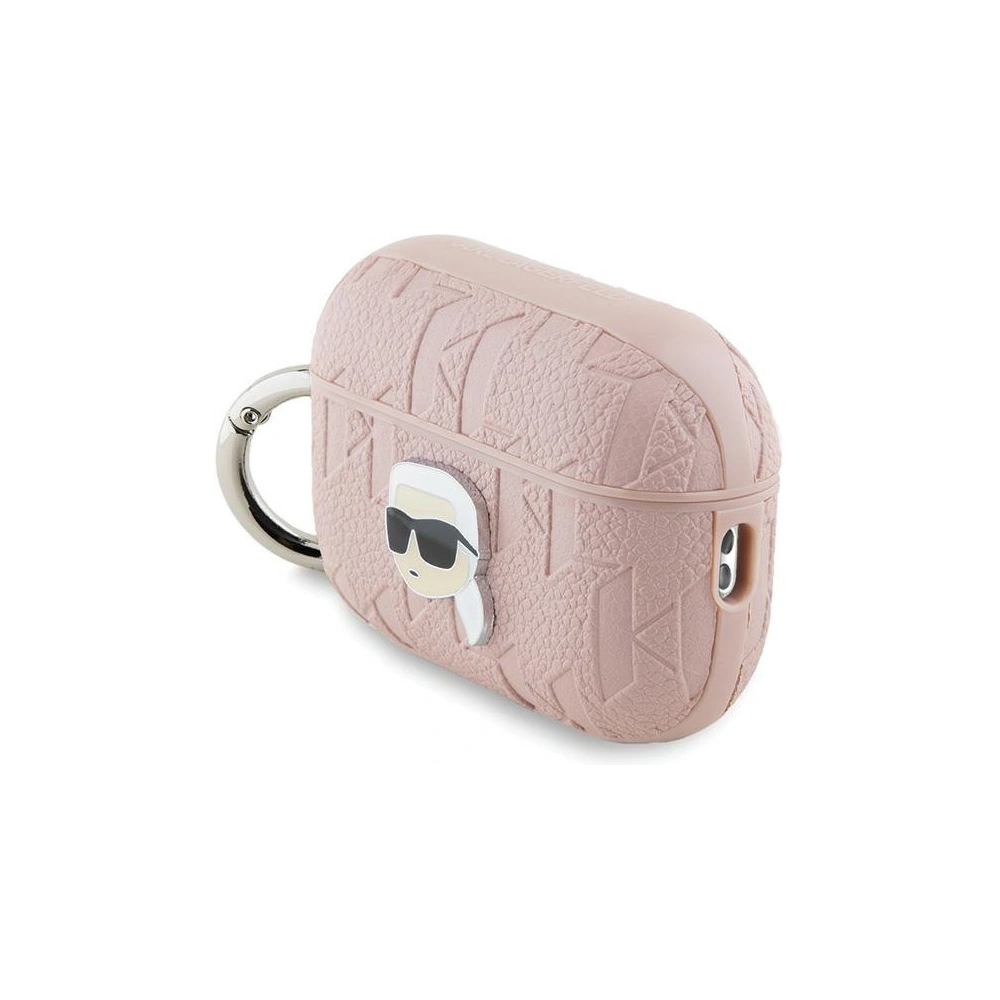 Etui Karl Lagerfeld KLAP2PGKIPP Apple AirPods Pro (2. generacji) cover Monogram Karl Head różowy/pink