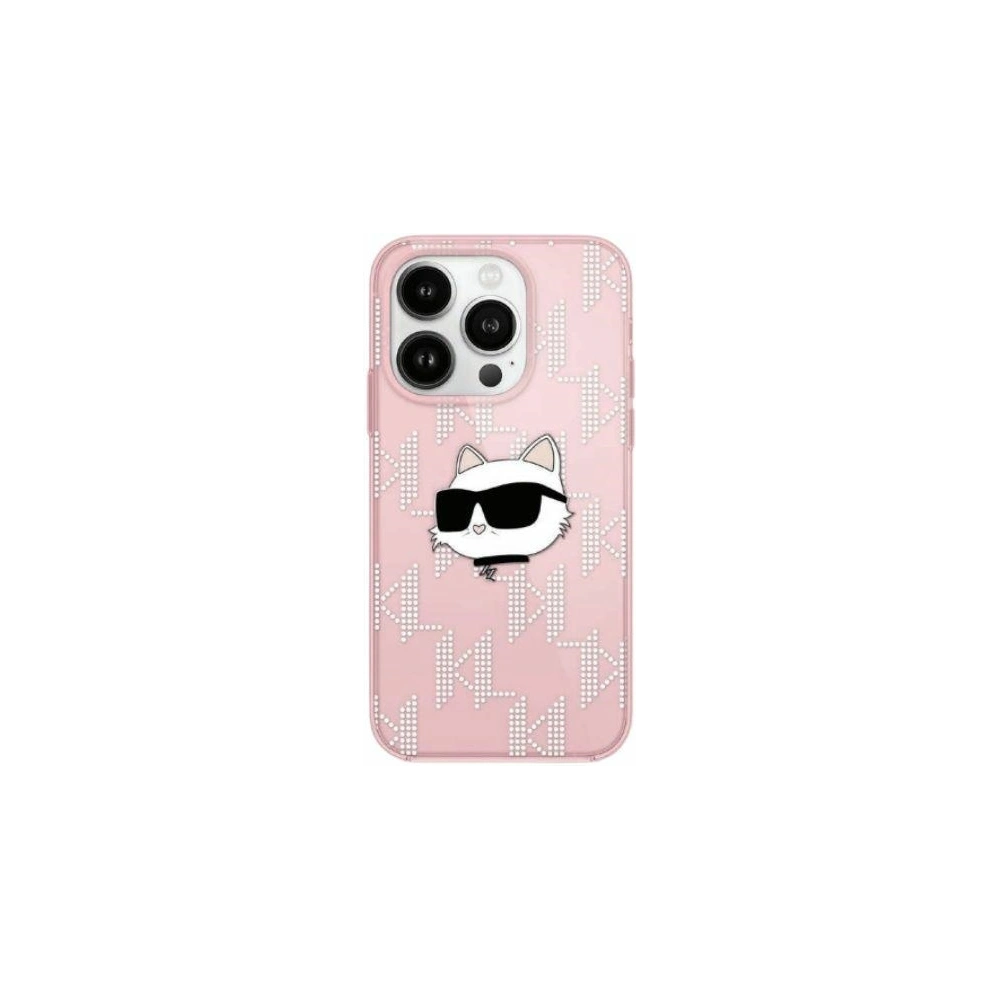 Etui Karl Lagerfeld KLHCP13MHKLPCHP Apple iPhone 13 hardcase IML Choupette Head & Monogram różowy/pink
