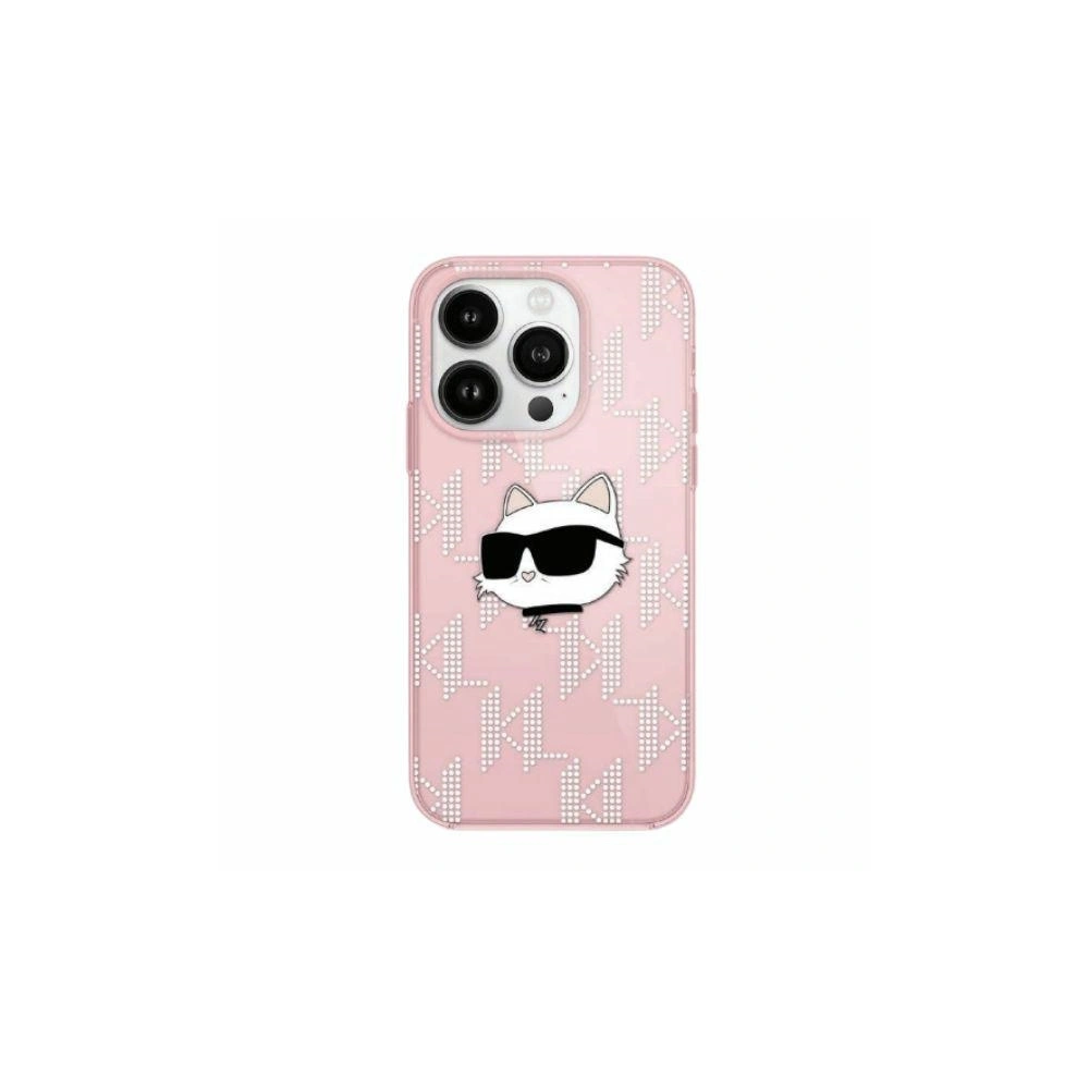 Etui Karl Lagerfeld KLHCP14XHKLPCHP Apple iPhone 14 Pro Max hardcase IML Choupette Head & Monogram różowy/pink