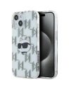 Etui Karl Lagerfeld KLHCP15SHKLPCHT Apple iPhone 15 / 14 / 13 hardcase IML Choupette Head & Monogram průhledné