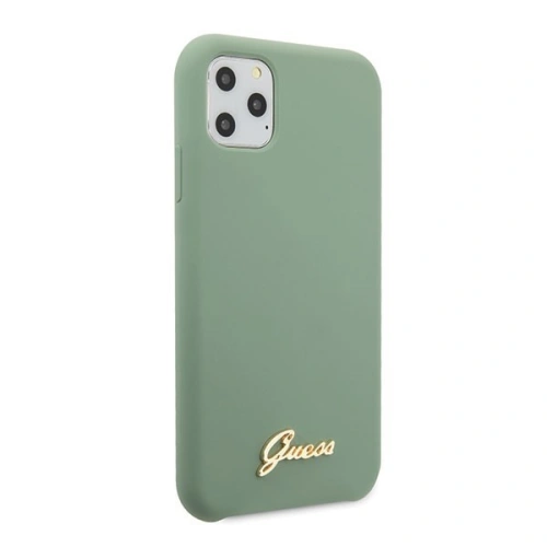 Kup Husă Guess GUHCN65LSLMGKA Apple iPhone 11 Pro Max khaki carcasă dură Silicon Vintage Logo Auriu - GUE275KHA - {ean13} - Sklep Home Screen