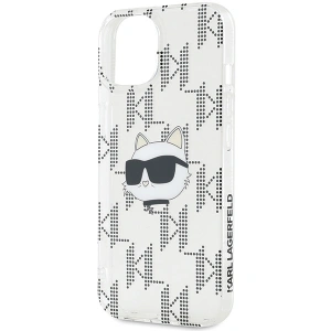 Buy Karl Lagerfeld KLHCP15SHKLPCHT Apple iPhone 15 / 14 / 13 hardcase IML Choupette Head & Monogram transparent - KLD2061 - {ean13} - Home Screen Store Europe