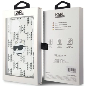 Kup Case Karl Lagerfeld KLHCP15SHKLPCHT Apple iPhone 15 / 14 / 13 Hardcase IML Choupette Kopf & Monogramm transparent - KLD2061 - {ean13} - Sklep Home Screen