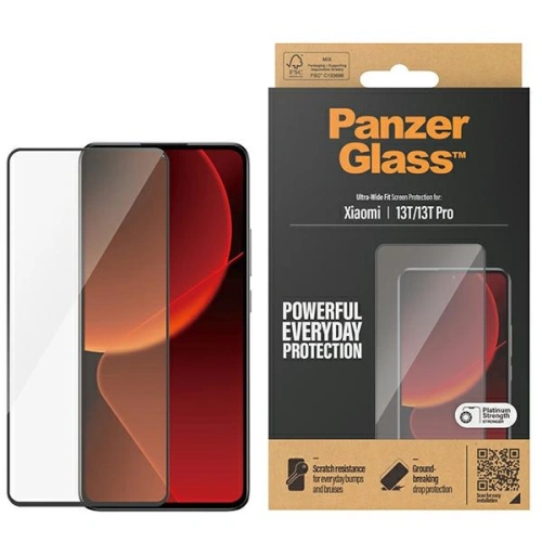 Kup Tvrzené sklo PanzerGlass Ultra-Wide Fit Xiaomi 13T / 13T Pro černé/black - PZG653 - {ean13} - Sklep Home Screen