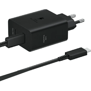 Buy Samsung EP-T5020XBEGEU wall charger USB-C 25W, USB-C 50W PD + USB-C / USB-C cable 5A 1.8m Super Fast Charge black - SMG1108 - {ean13} - Home Screen Store Europe