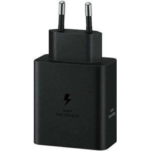 Kup Netzteil Samsung EP-T5020XBEGEU USB-C 25W, USB-C 50W PD + USB-C / USB-C Kabel 5A 1.8m Super Fast Charge schwarz/black - SMG1108 - {ean13} - Sklep Home Screen
