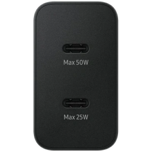 Kup Netzteil Samsung EP-T5020XBEGEU USB-C 25W, USB-C 50W PD + USB-C / USB-C Kabel 5A 1.8m Super Fast Charge schwarz/black - SMG1108 - {ean13} - Sklep Home Screen