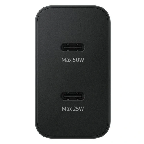 Kup Ładowarka sieciowa Samsung EP-T5020XBEGEU USB-C 25W, USB-C 50W PD + kabel USB-C / USB-C 5A 1.8m Super Fast Charge czarny/black - SMG1108 - {ean13} - Sklep Home Screen