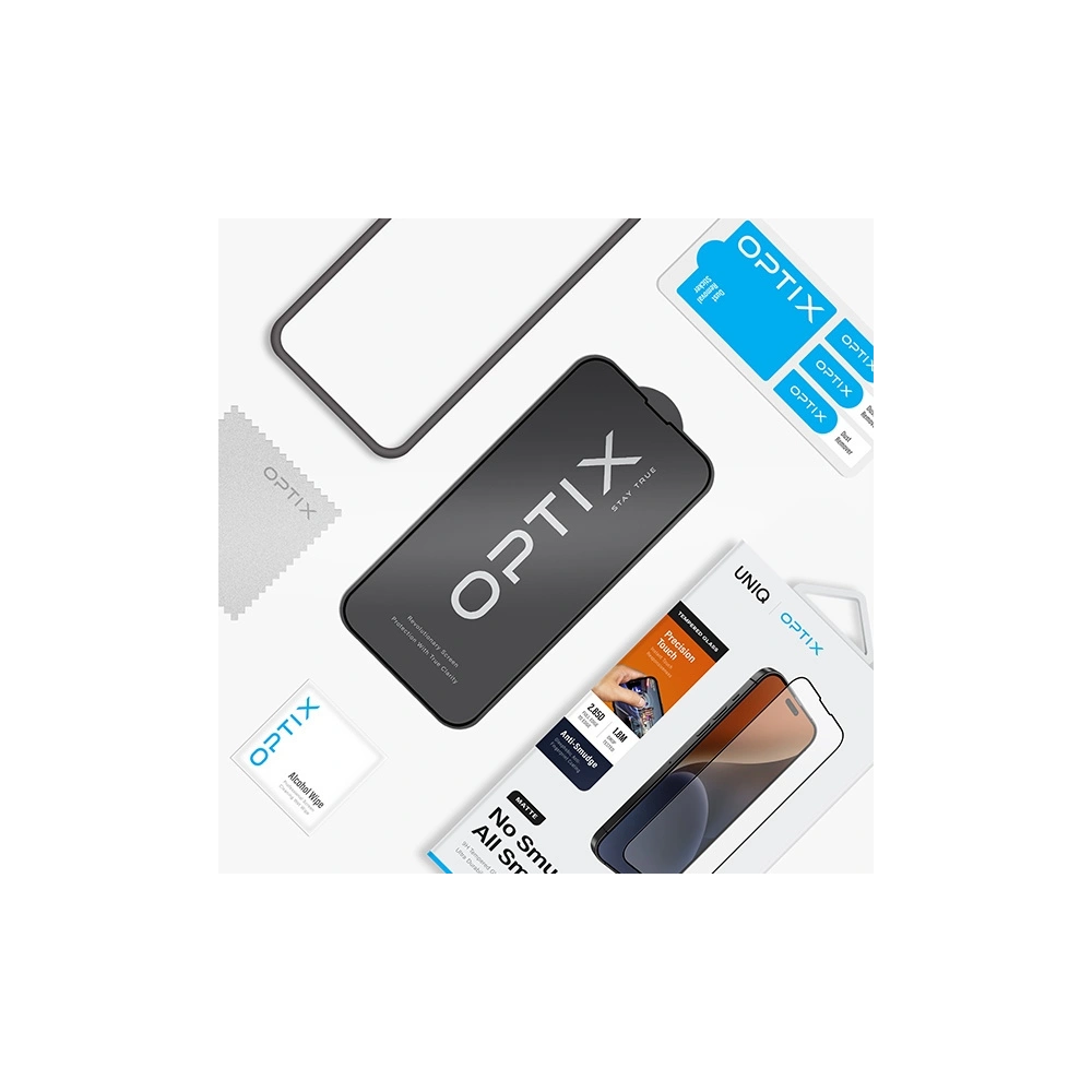 Szkło matowe UNIQ Optix Matte Apple iPhone 15 / 14 Pro