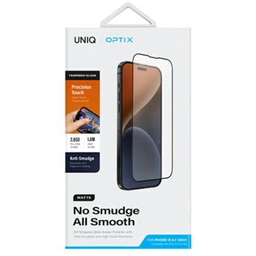 Kup Matte Glas UNIQ Optix Matte Apple iPhone 15 Plus / 14 Pro Max - UNIQ1194 - {ean13} - Sklep Home Screen