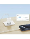 Kup USAMS T65 US-CC226 hálózati töltő USB-C PD 20W Gyors Töltés + USB-C / Lightning 30W kábel fehér/white - USA1116 - {ean13} - Sklep Home Screen