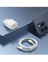 Kup USAMS T65 US-CC226 hálózati töltő USB-C PD 20W Gyors Töltés + USB-C / Lightning 30W kábel fehér/white - USA1116 - {ean13} - Sklep Home Screen