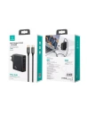 Kup USAMS US-CC168 Netzladegerät USB-A, 2xUSB-C T52 PD 140W Schnellladung + USB-C / USB-C Kabel 240W schwarz/black - USA1117 - {ean13} - Sklep Home Screen