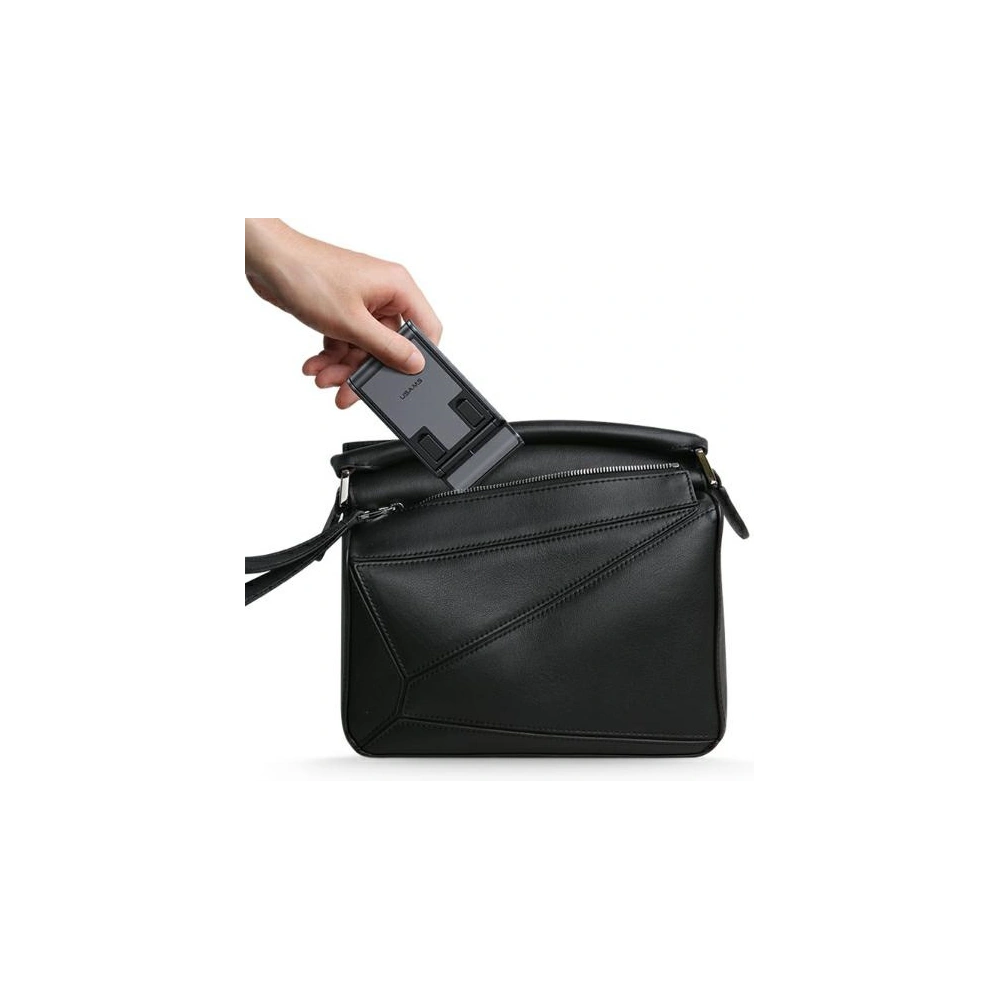 Stojak składany biurkowy USAMS US-ZJ073 na telefon/tablet czarny/black