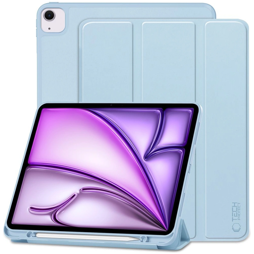 Etui Tech-Protect SmartCase Pen Apple iPad Air 13" 2024 (6. generacji) Sky Blue