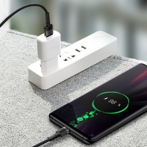 Kup Kabel USB-C Baseus Cafule Huawei SuperCharge, QC 3.0, 5A 1m (czarno-szary) - BSU693BLKGRY - {ean13} - Sklep Home Screen