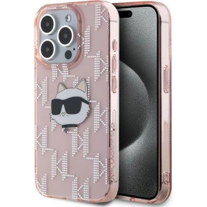 Kup Etui Karl Lagerfeld KLHCP15XHKLPCHP Apple iPhone 15 Pro Max hardcase IML Choupette Head & Monogram rózsaszín/pink - KLD2062 - {ean13} - Sklep Home Screen