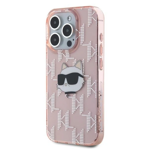 Kup Case Karl Lagerfeld KLHCP15XHKLPCHP Apple iPhone 15 Pro Max Hardcase IML Choupette Head & Monogram rosa/pink - KLD2062 - {ean13} - Sklep Home Screen