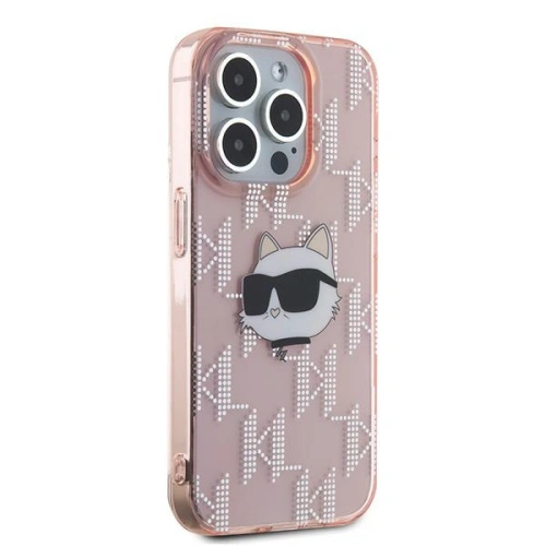 Kup Case Karl Lagerfeld KLHCP15XHKLPCHP Apple iPhone 15 Pro Max Hardcase IML Choupette Head & Monogram rosa/pink - KLD2062 - {ean13} - Sklep Home Screen