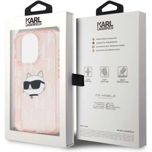 Kup Etui Karl Lagerfeld KLHCP15XHKLPCHP Apple iPhone 15 Pro Max hardcase IML Choupette Head & Monogram różowy/pink - KLD2062 - {ean13} - Sklep Home Screen