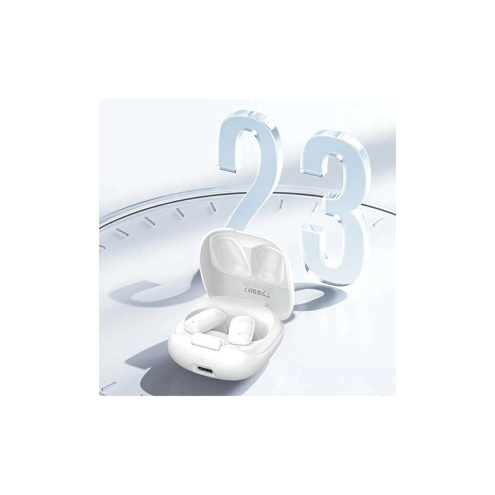 Słuchawki bezprzewodowe douszne USAMS ID Series ID25 Bluetooth 5.3 TWS biały/white