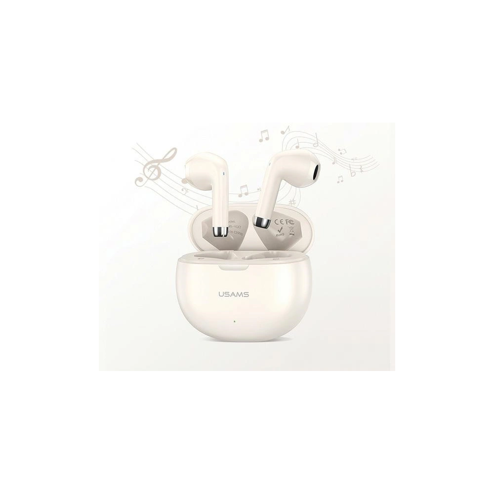 Słuchawki bezprzewodowe douszne USAMS Rhymbo Series US-YO17 Bluetooth 5.3 TWS czarny/black