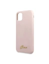 Kup Carcasă Guess GUHCN65LSLMGLP Apple iPhone 11 Pro Max roz deschis/light pink hard case Silicone Vintage Gold Logo - GUE276PNK - {ean13} - Sklep Home Screen
