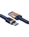 Kup Kabel USB-C Baseus Cafule Huawei SuperCharge, QC 3.0, 5A 1m (granatowo-złoty) - BSU694BLUGLD - {ean13} - Sklep Home Screen